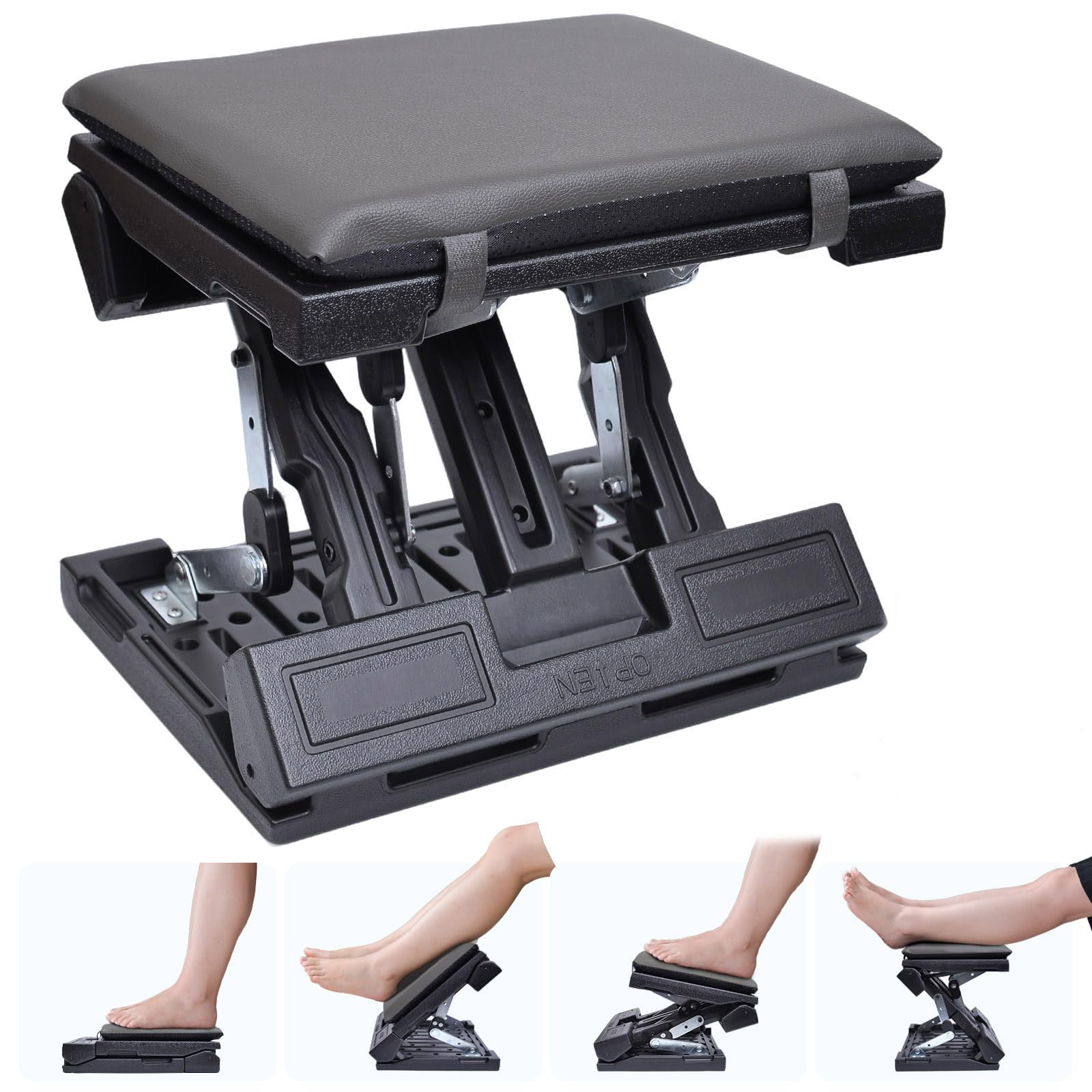 Adjustable Ergonomic Under-Desk Footrest for Office