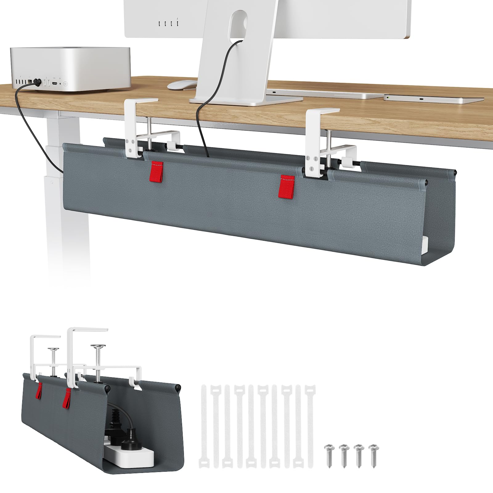 Univivi Under-Desk Cable Management Tray for Office