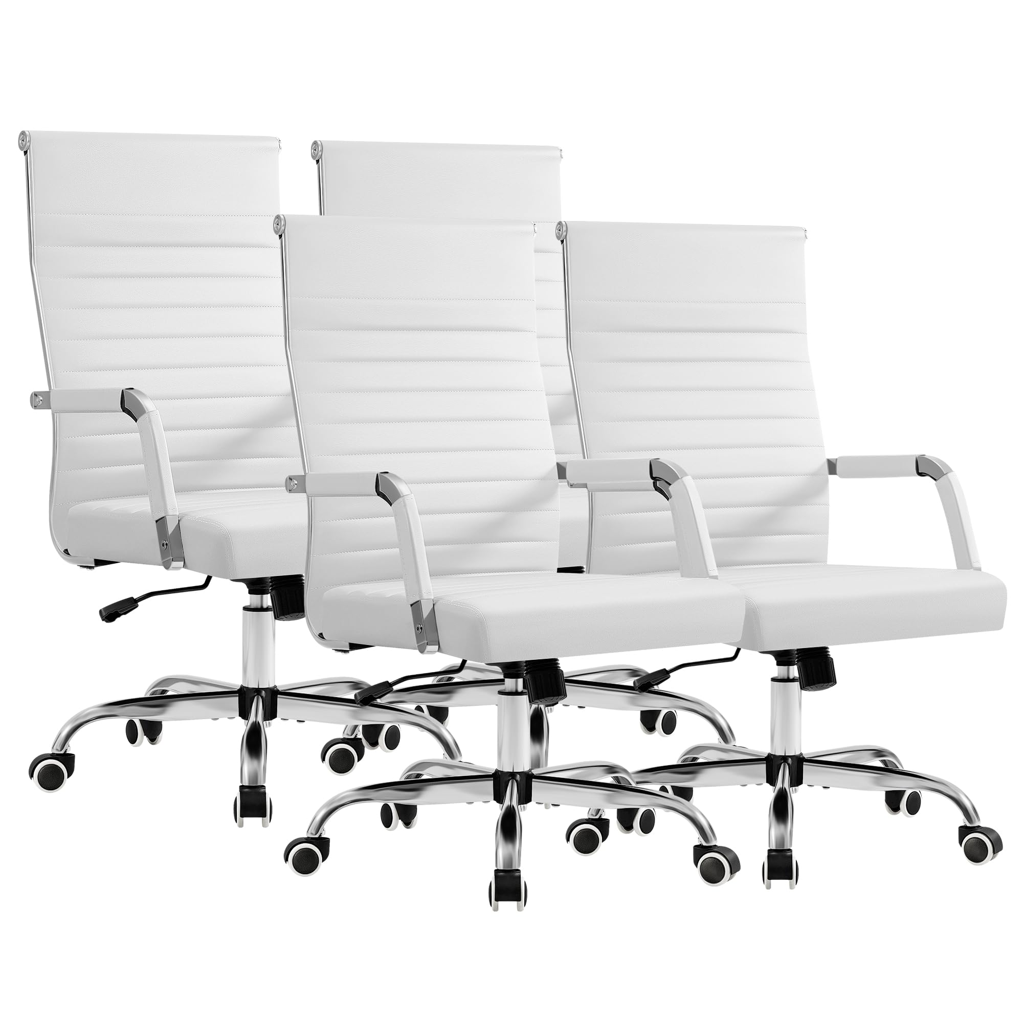 Furmax Ergonomic Mid-Back PU Leather Office Chair