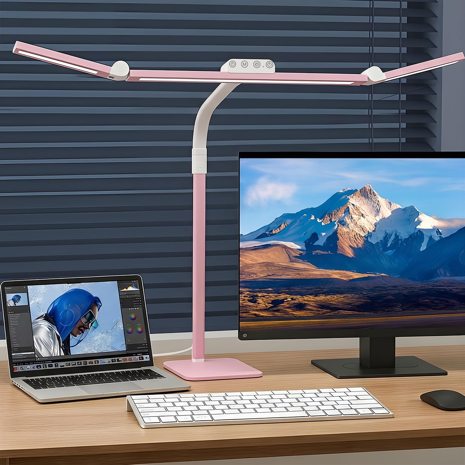 Galnolt Adjustable Gooseneck LED Desk Lamp for Home Office