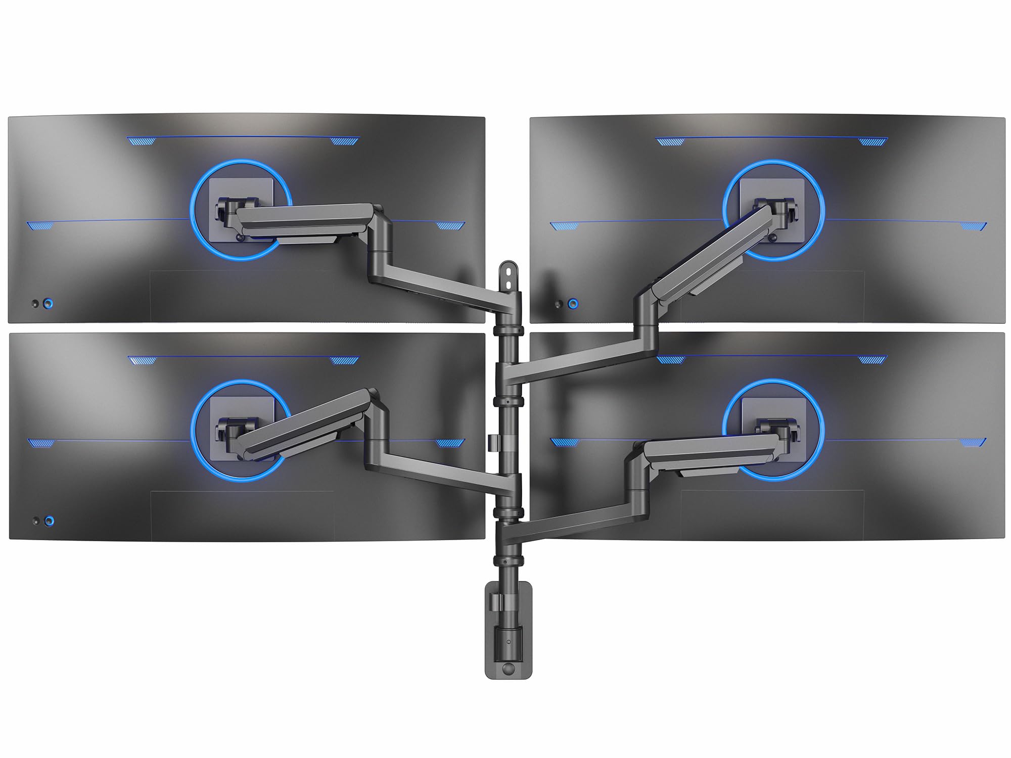 VIVO Extra-Tall Pneumatic Ultrawide Monitor Desk Mount