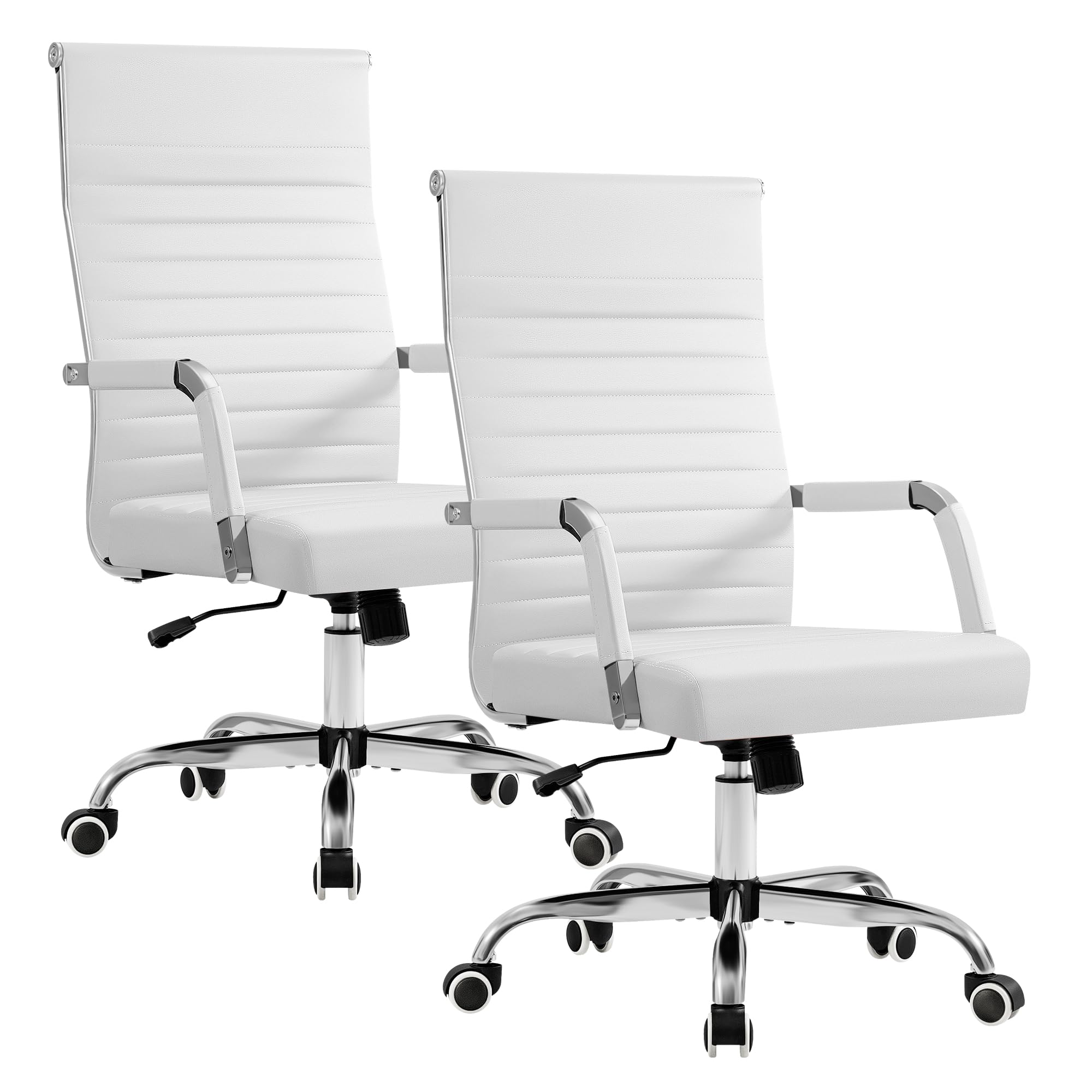 Furmax Ergonomic Mid-Back PU Leather Office Chair