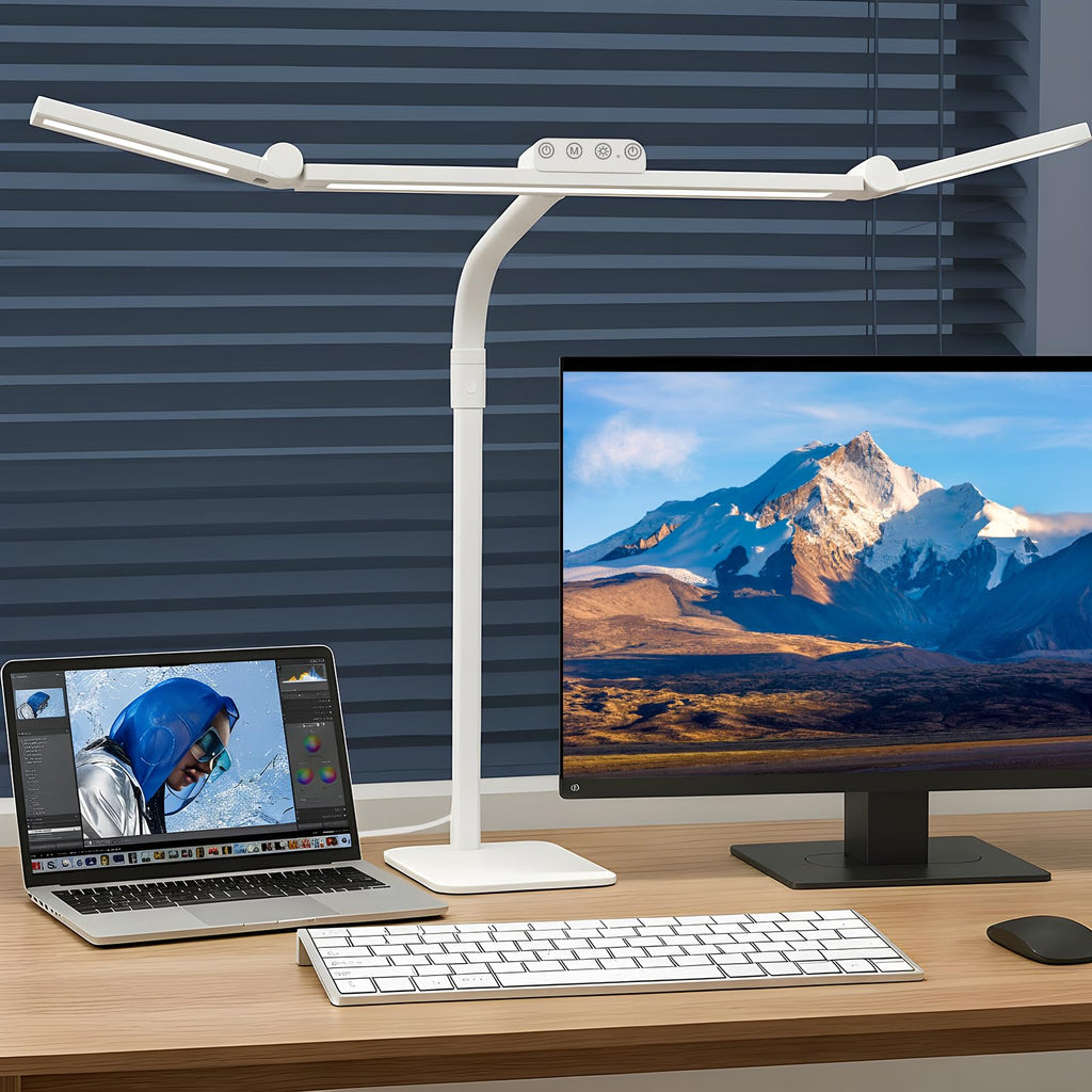 Galnolt Adjustable Gooseneck LED Desk Lamp for Home Office