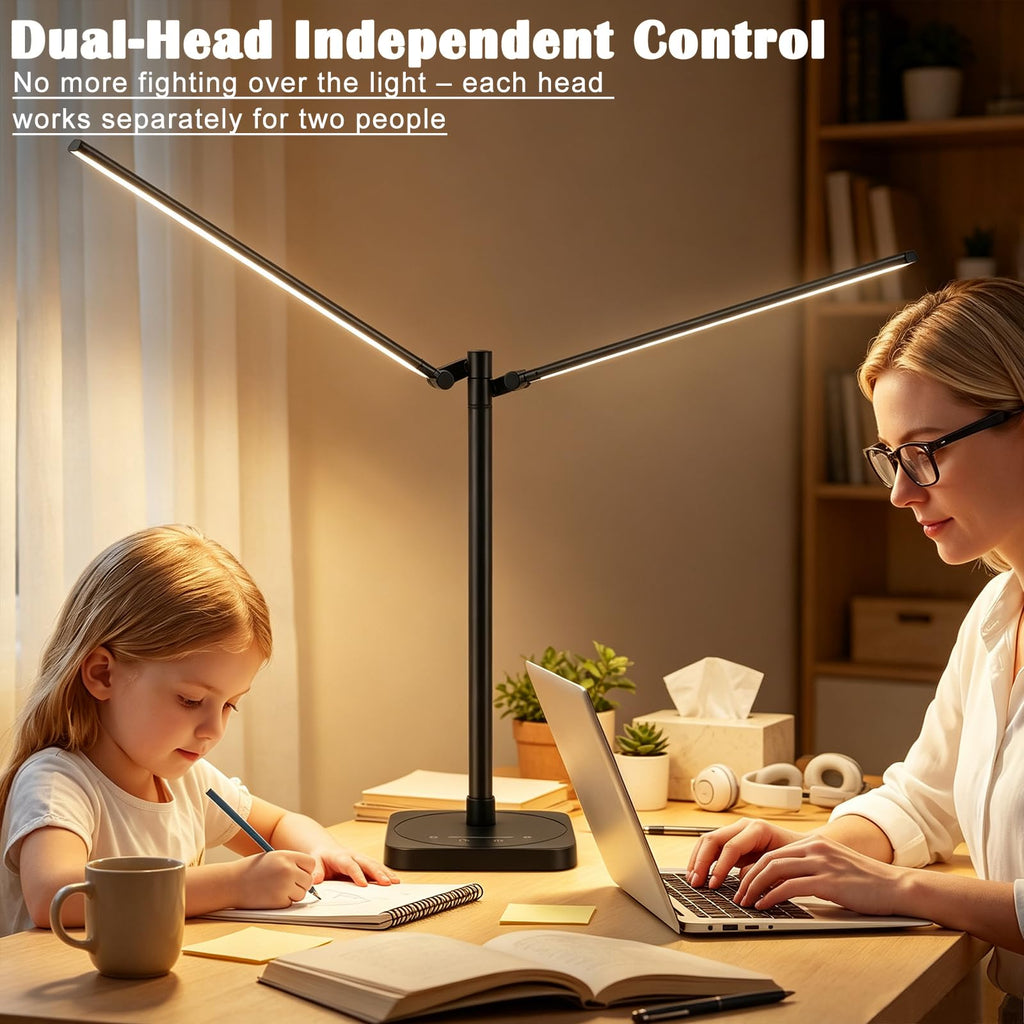 BOHON LED Desk Lamp with USB-C & Wireless Charging