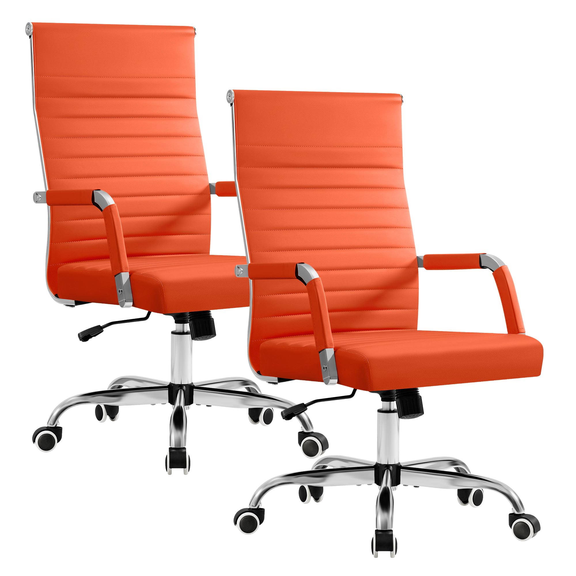Furmax Ergonomic Mid-Back PU Leather Office Chair