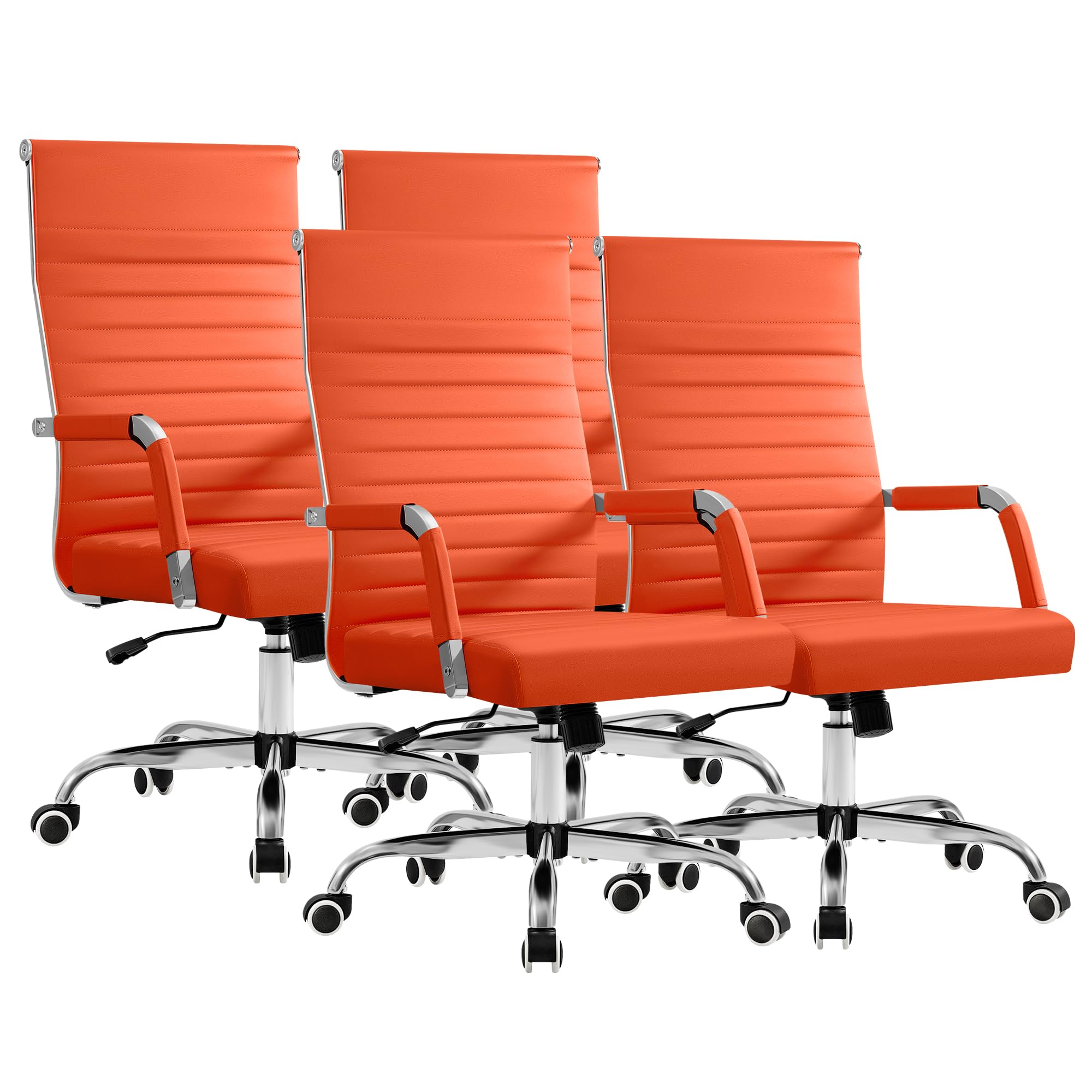 Furmax Ergonomic Mid-Back PU Leather Office Chair