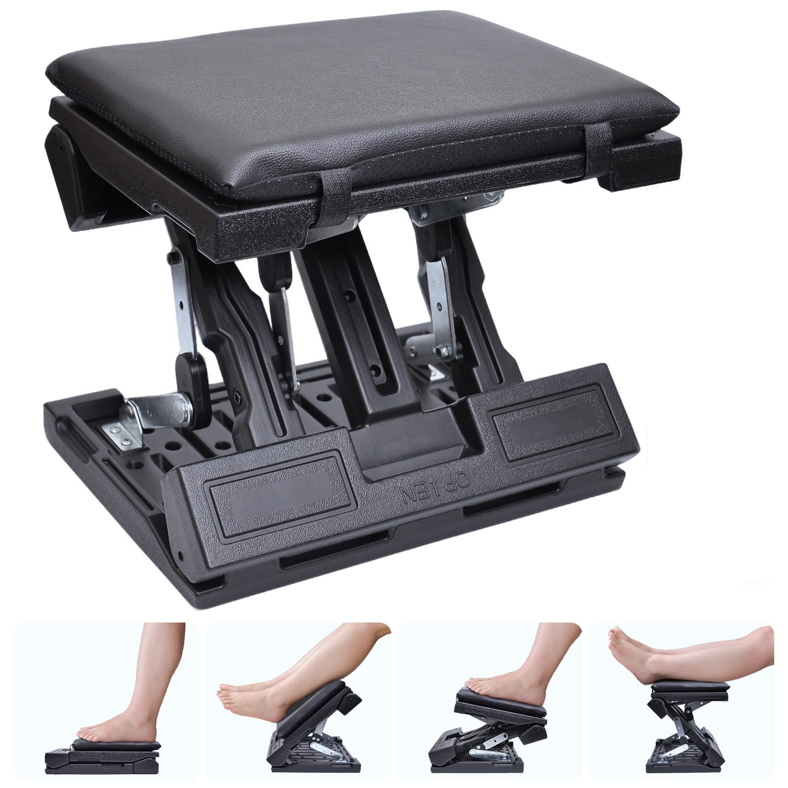 Adjustable Ergonomic Under-Desk Footrest for Office