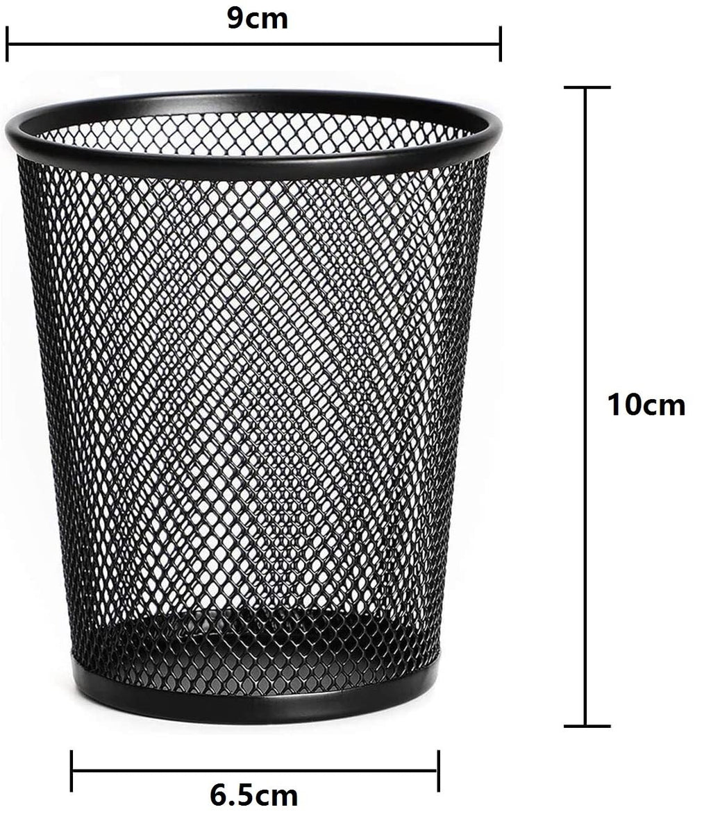 PXIWDAN Mesh Metal Pen & Pencil Holder for Office Desk