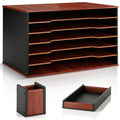 Davis Lorence 6-Tier Wooden Paper Organizer for 11x17