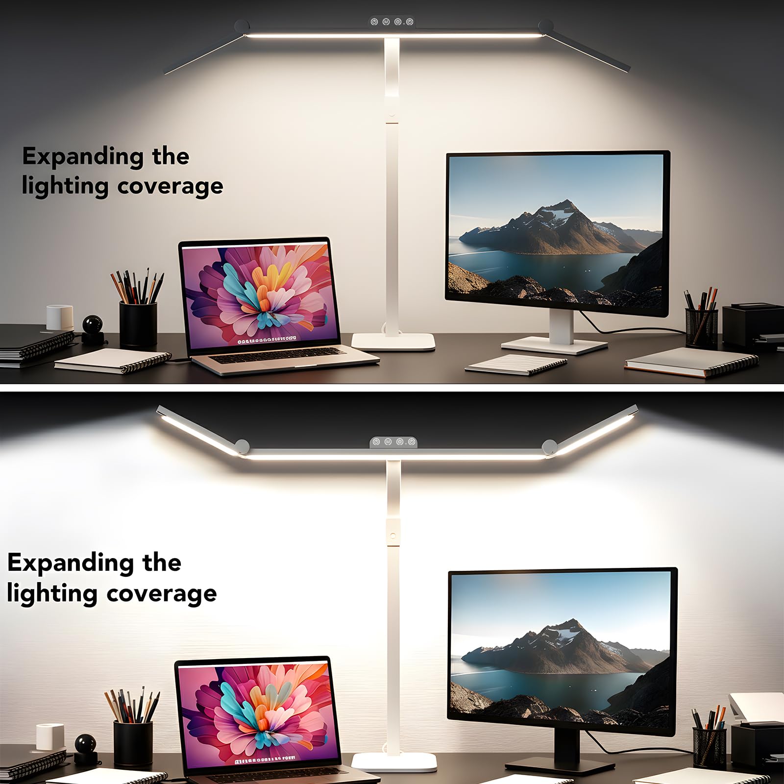 Galnolt Adjustable Gooseneck LED Desk Lamp for Home Office