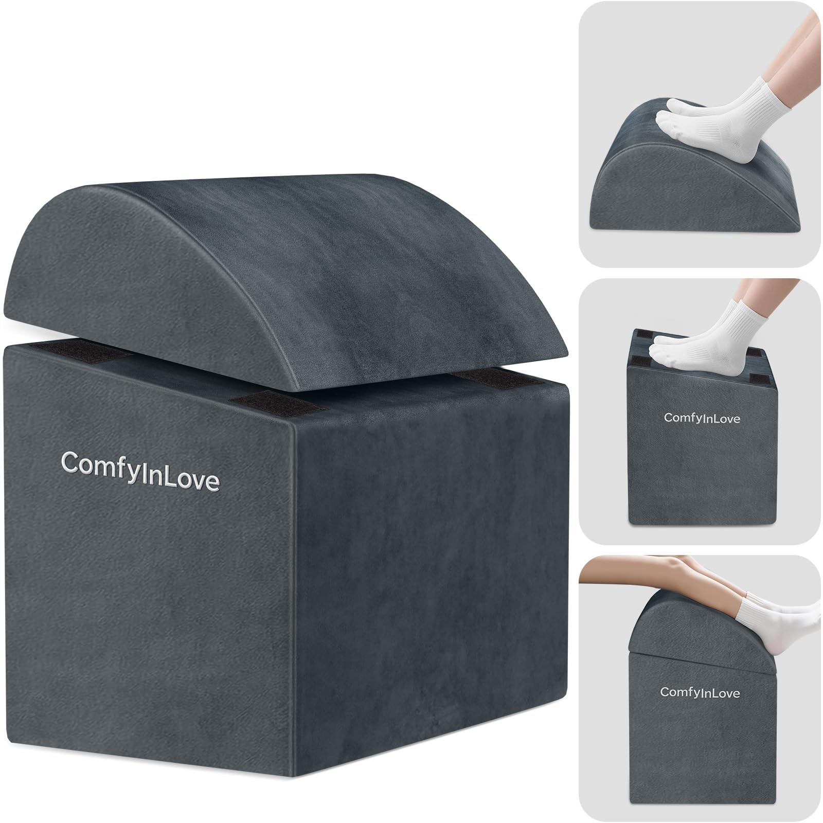 Ergonomic Under-Desk Foot Rest for Office Work