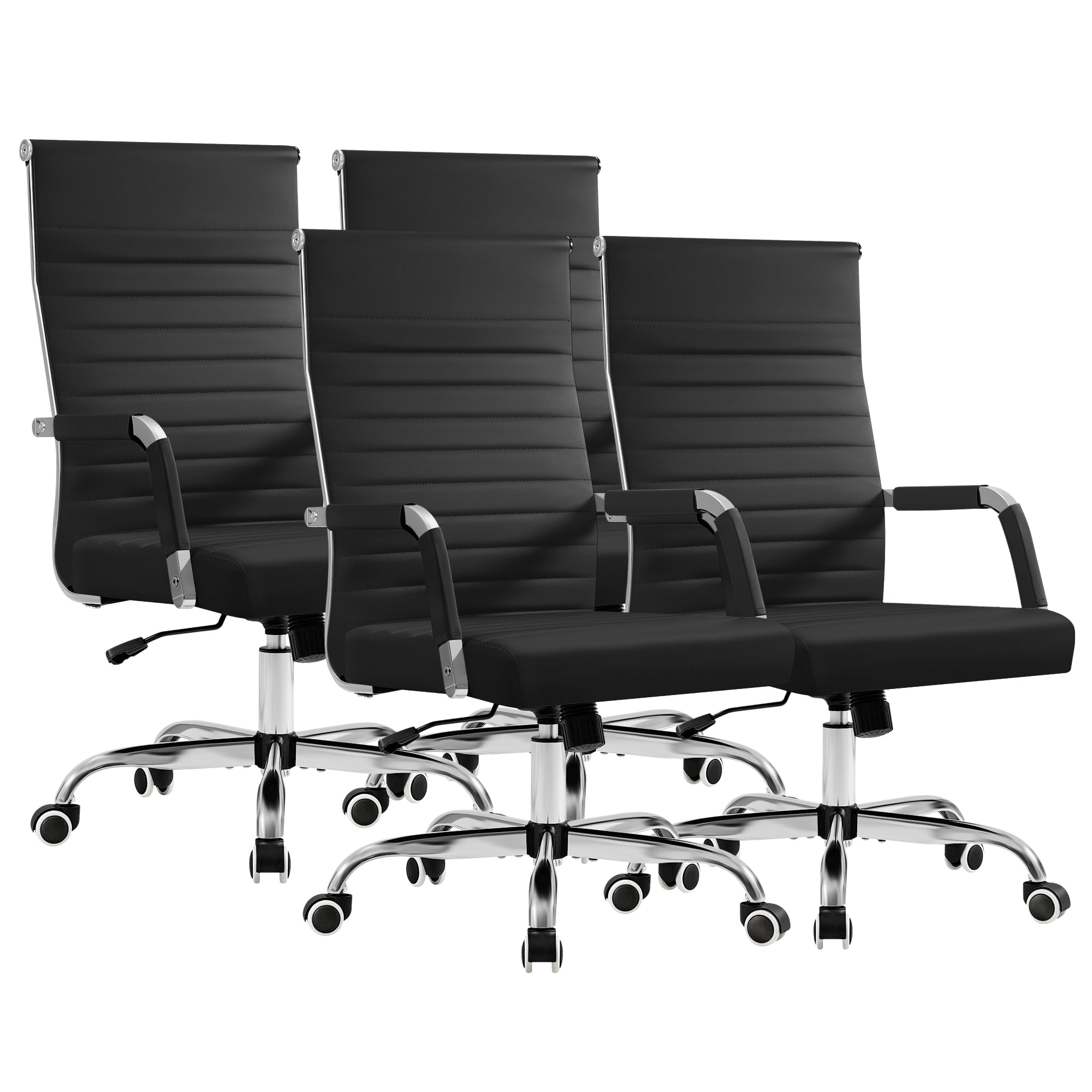 Furmax Ergonomic Mid-Back PU Leather Office Chair