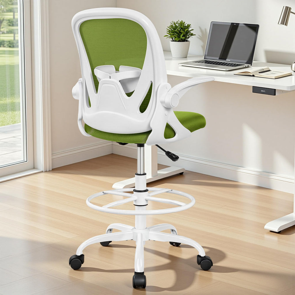 Primy Drafting Chair Tall Office Chair with Flip-up Armrests PR934-Z
