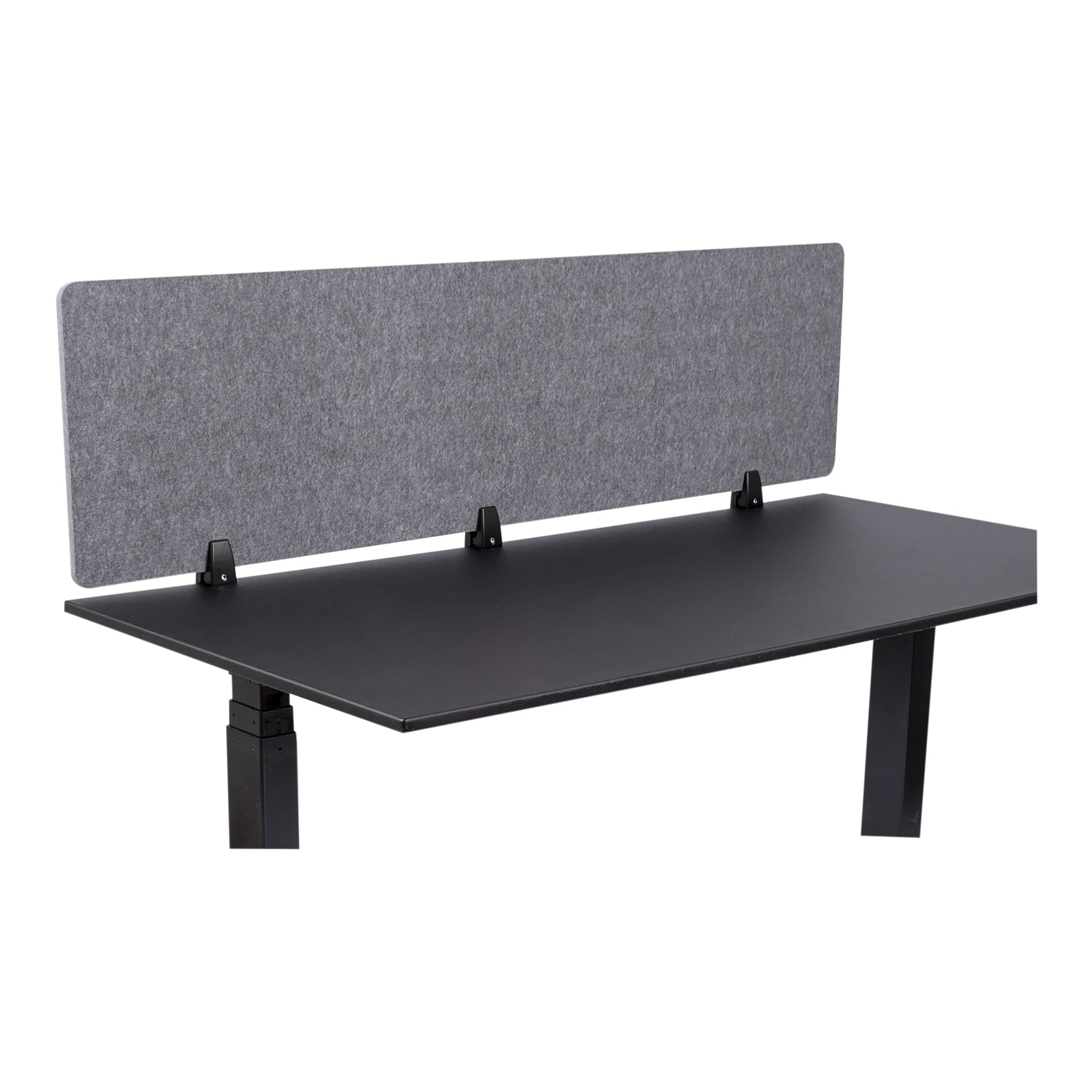 Stand Up Desk Store Clamp-On Acoustic Desk Privacy Divider