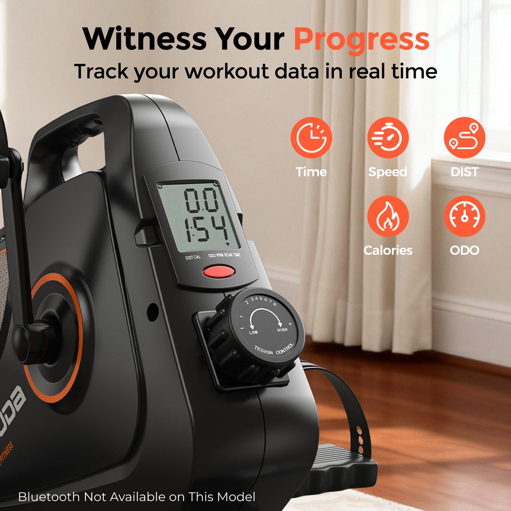 YOSUDA Under-Desk Exercise Bike with Bluetooth App
