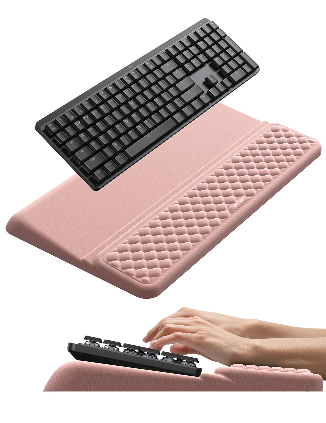 Vaydeer Ergonomic Wrist Rest with Keyboard Stand Riser