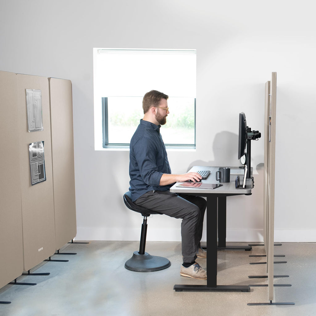 VIVO Freestanding Acoustic Privacy Panel & Office Divider