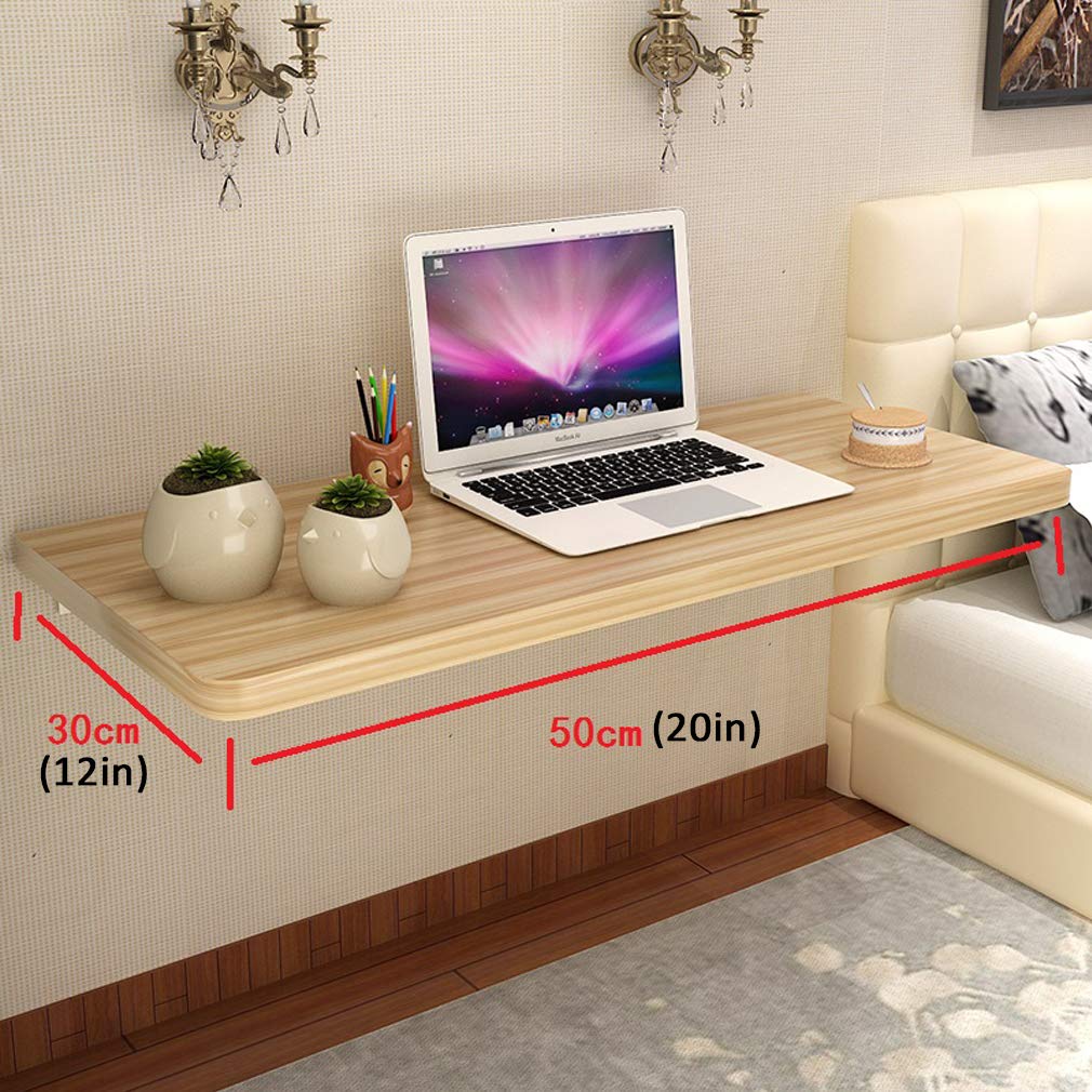 Space-Saving Wall-Mounted Fold-Down Computer Desk