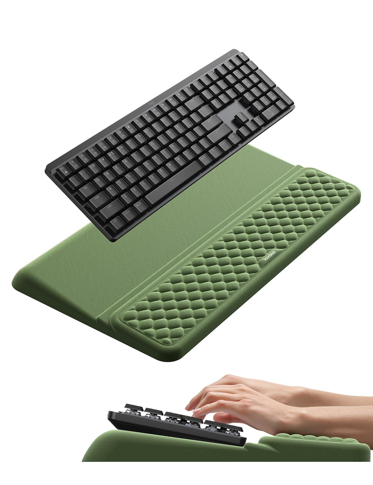 Vaydeer Ergonomic Wrist Rest with Keyboard Stand Riser