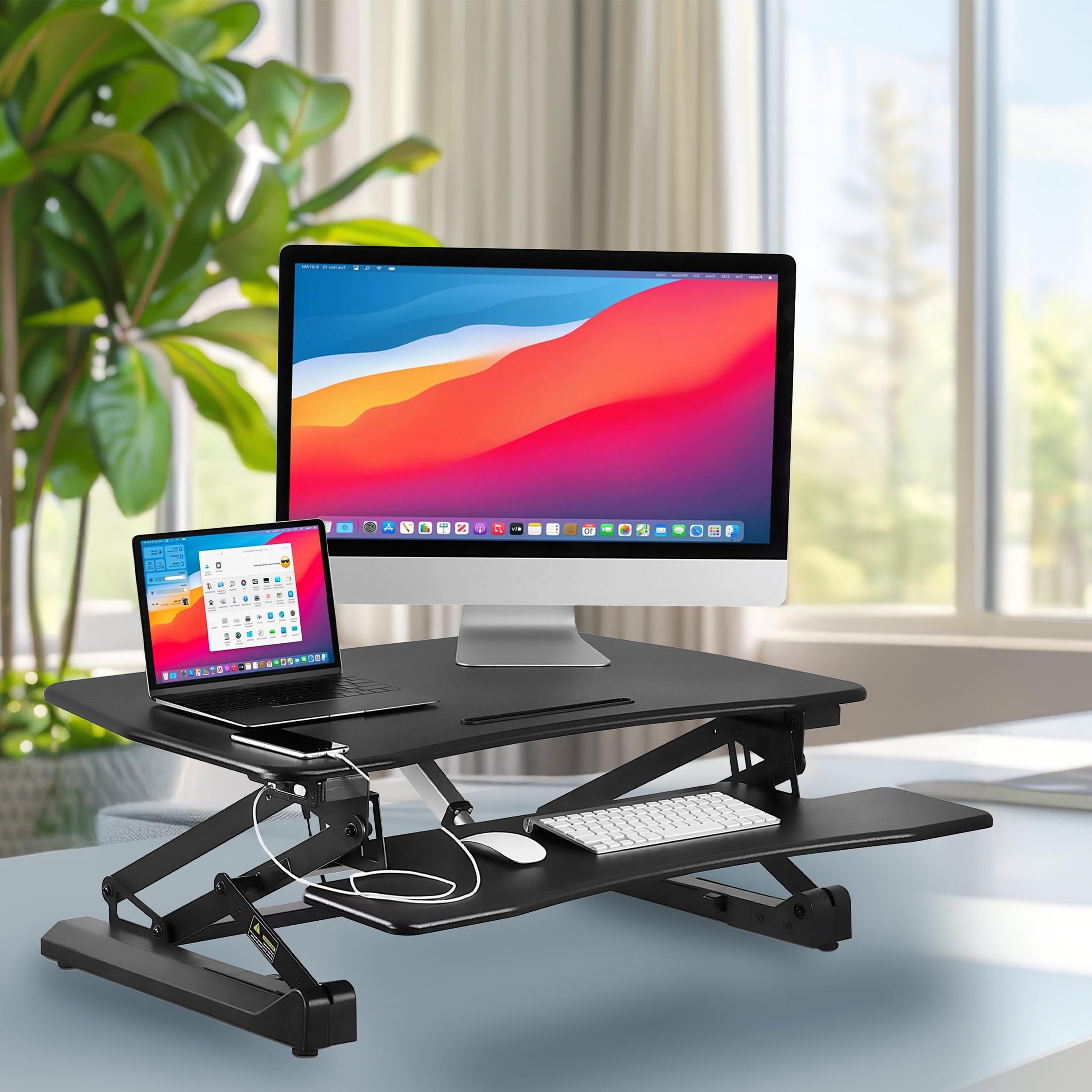 Mount-It! Electric Standing Desk Converter