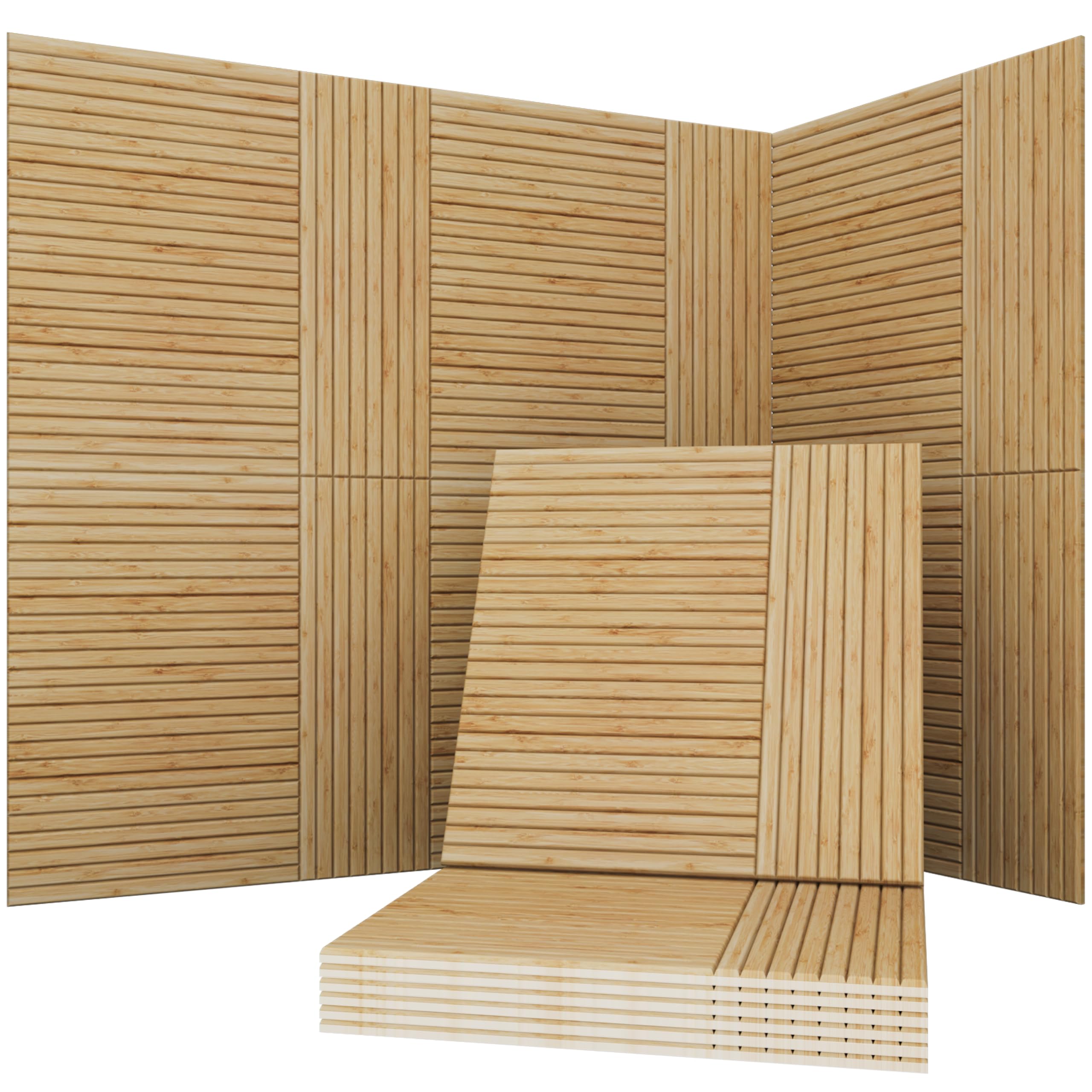 Soon Global 8-Pack Acoustic Sound-Absorbing Wall Panels
