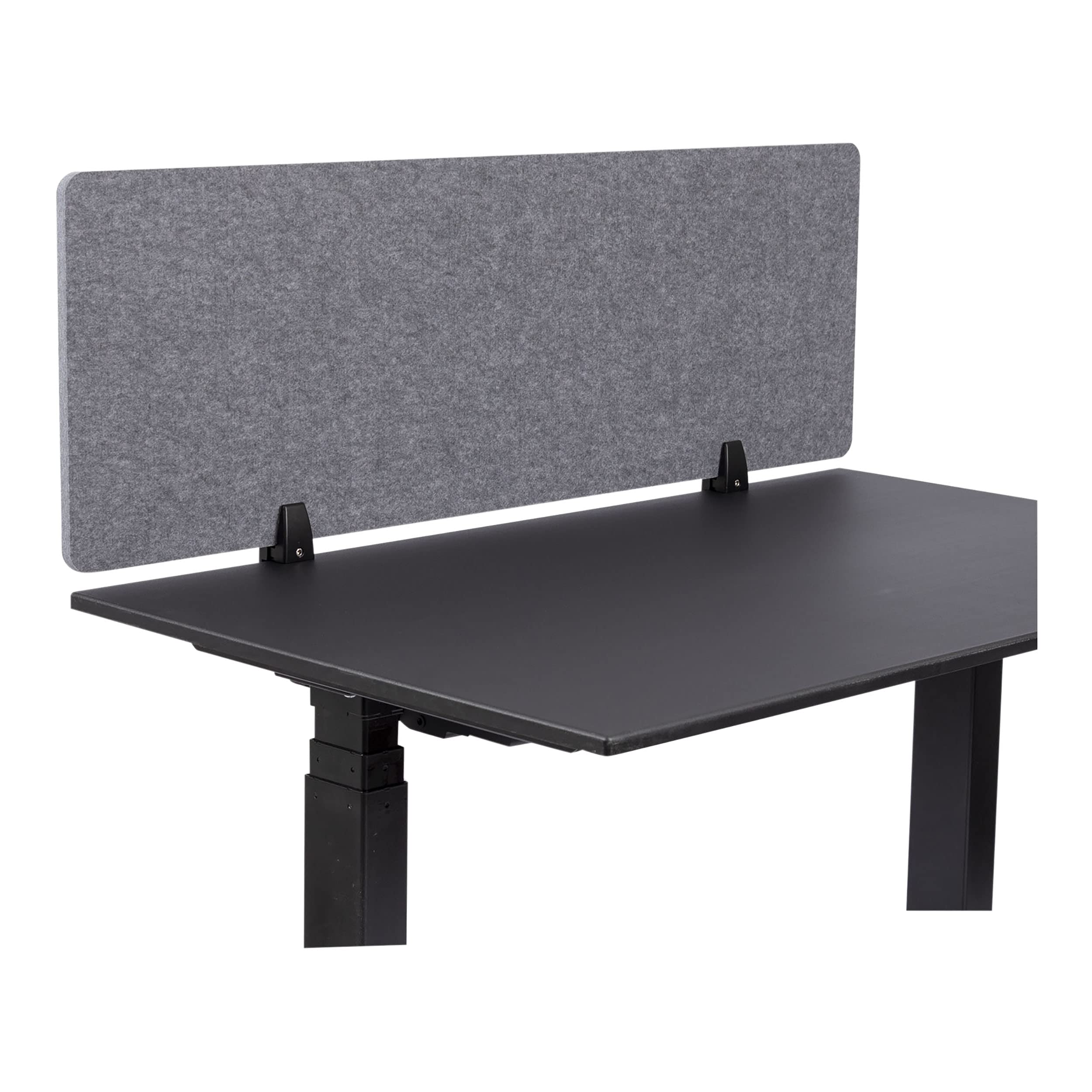 Stand Up Desk Store Clamp-On Acoustic Desk Privacy Divider
