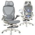 ELABEST X100 Ergonomic Mesh Office Chair with Footrest