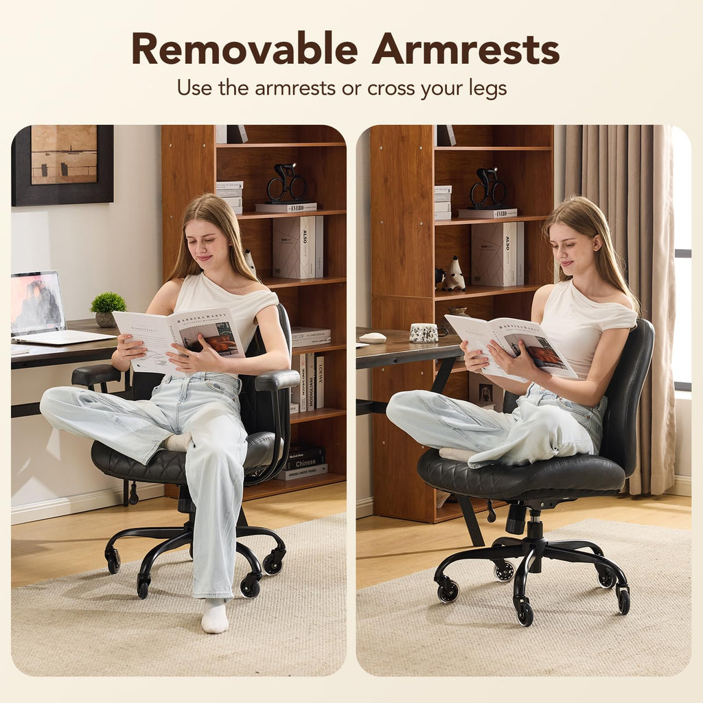 YFO Mid-Back Adjustable Swivel Office Task Chair