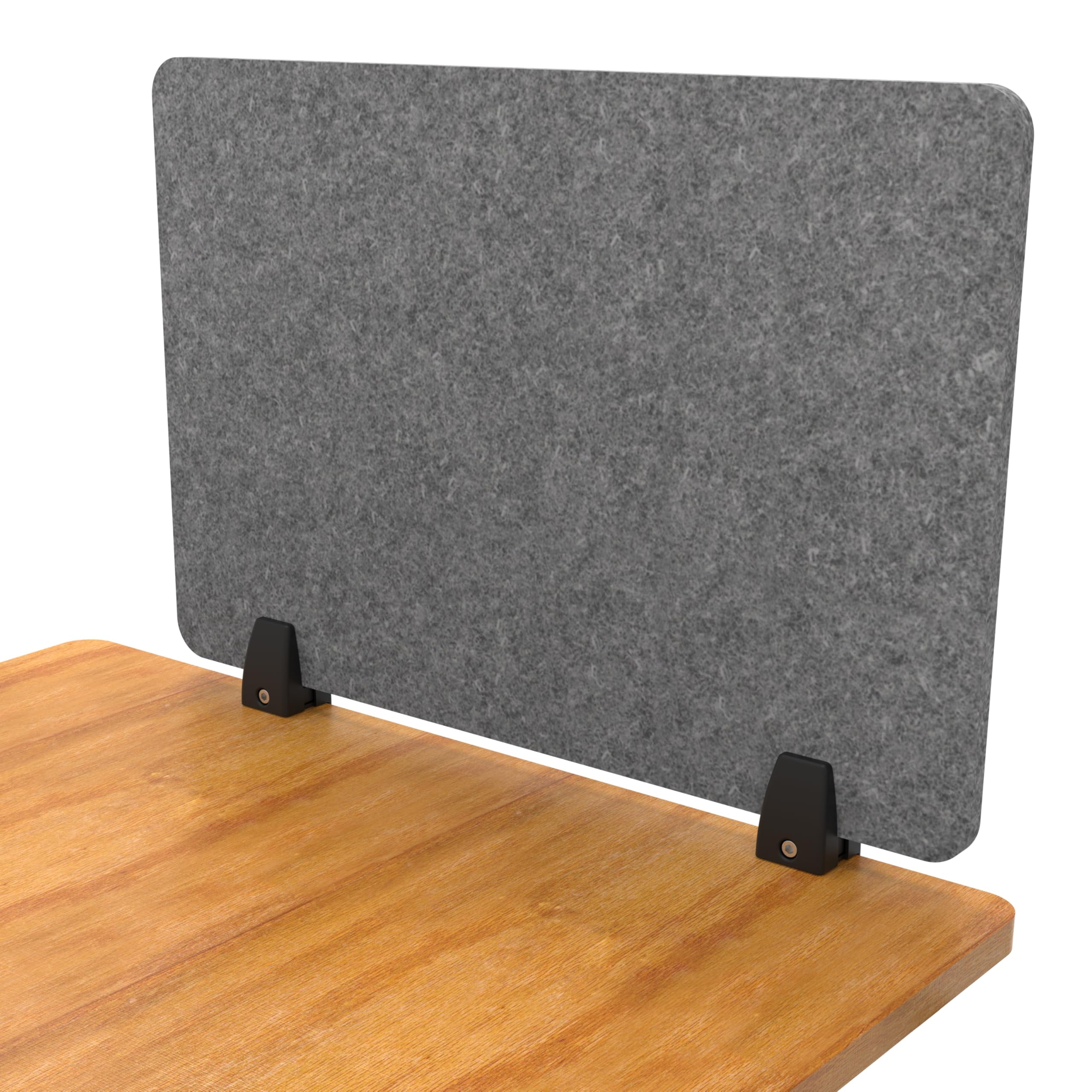 Stand Up Desk Store Clamp-On Acoustic Desk Privacy Divider
