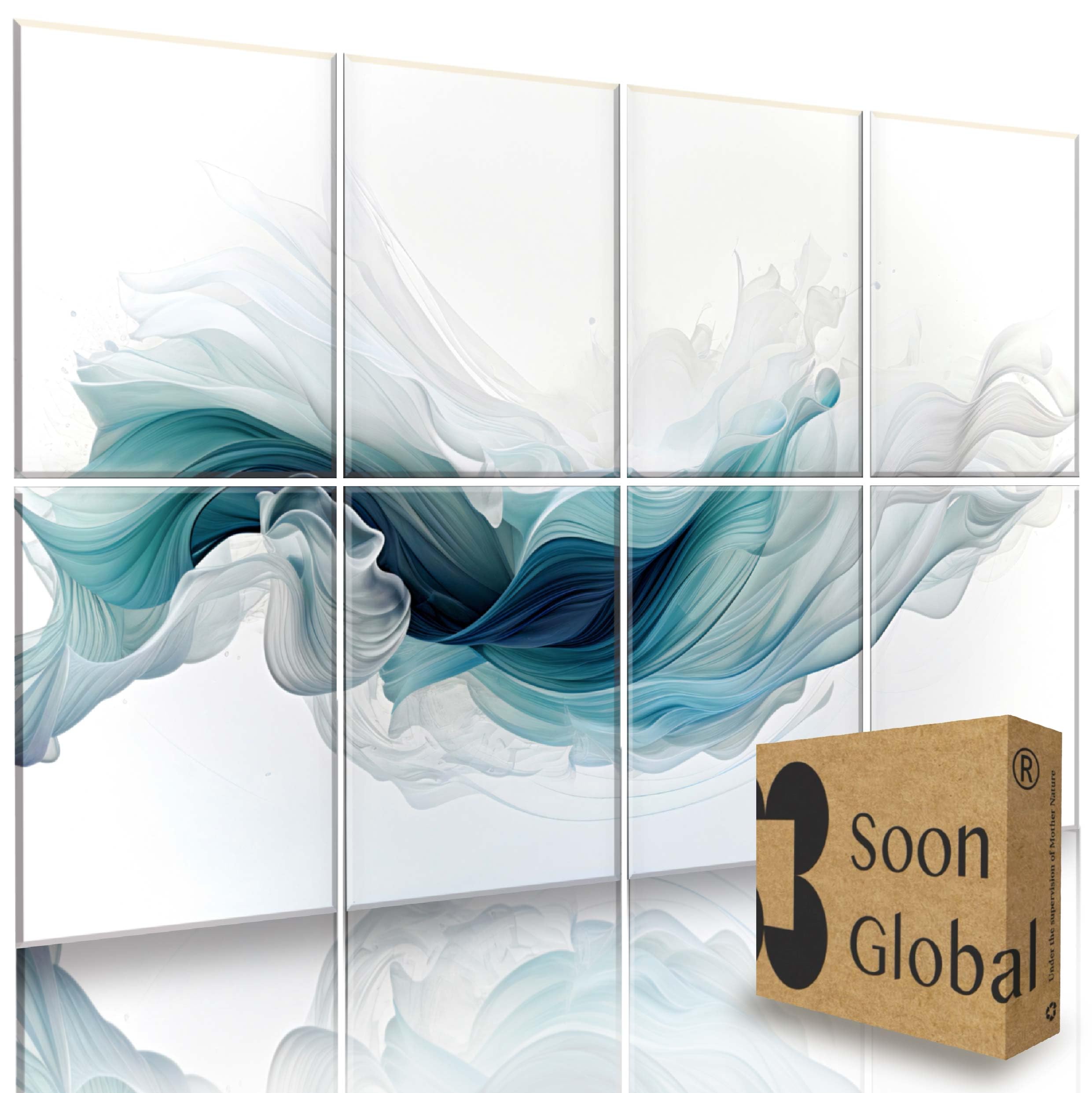 Soon Global 8-Pack Acoustic Sound-Absorbing Wall Panels
