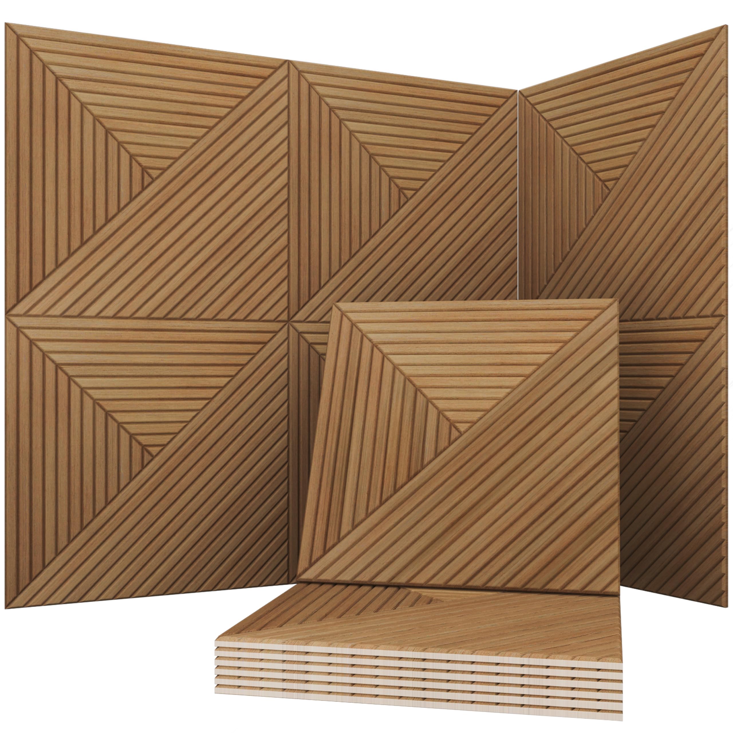 Soon Global 8-Pack Acoustic Sound-Absorbing Wall Panels