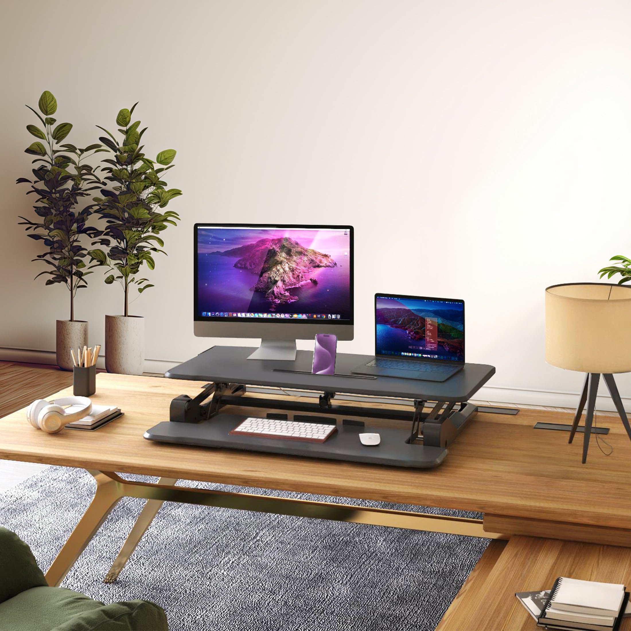 Mount-It! Electric Standing Desk Converter
