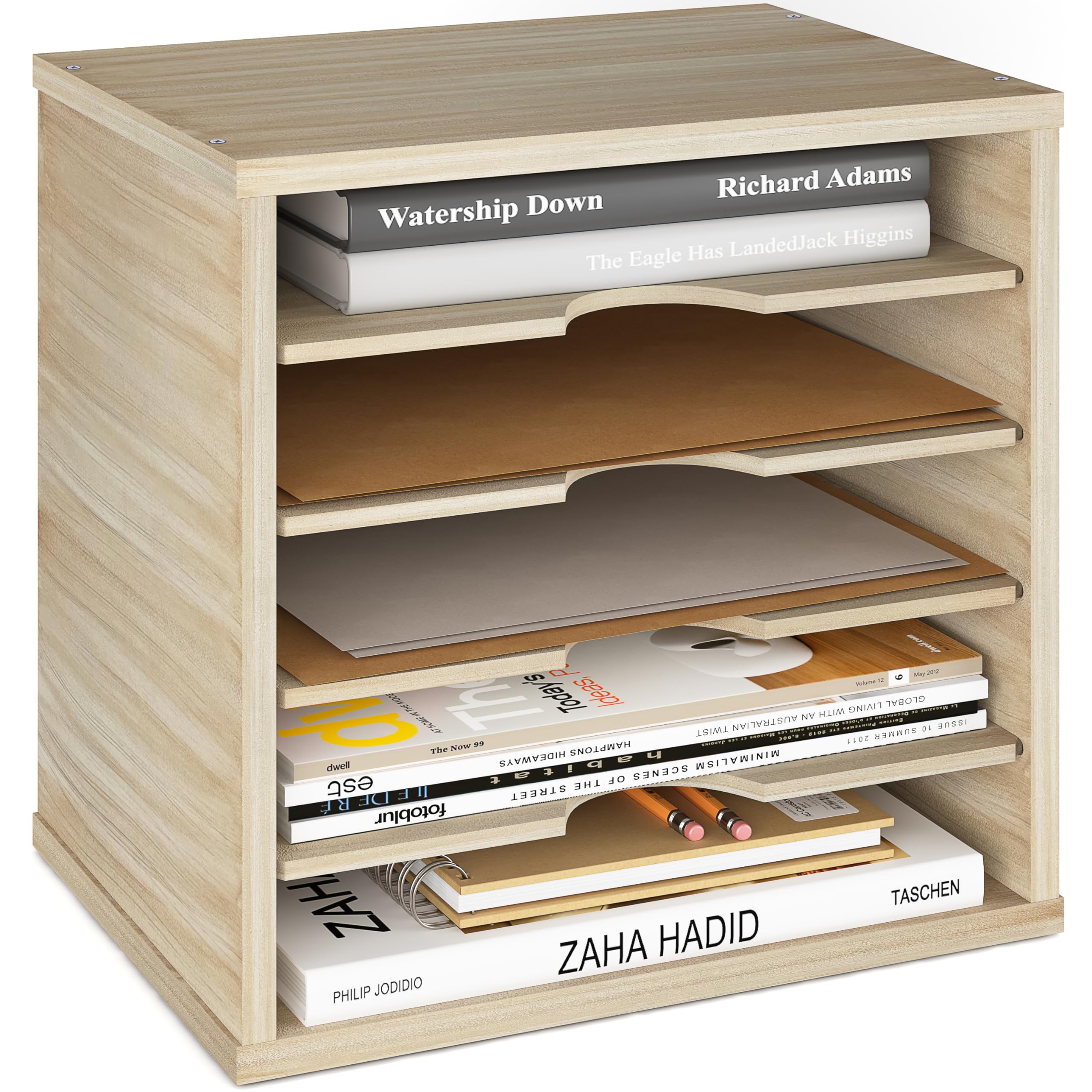 Ballucci 5-Tier File Organizer & Paper Sorter for Office
