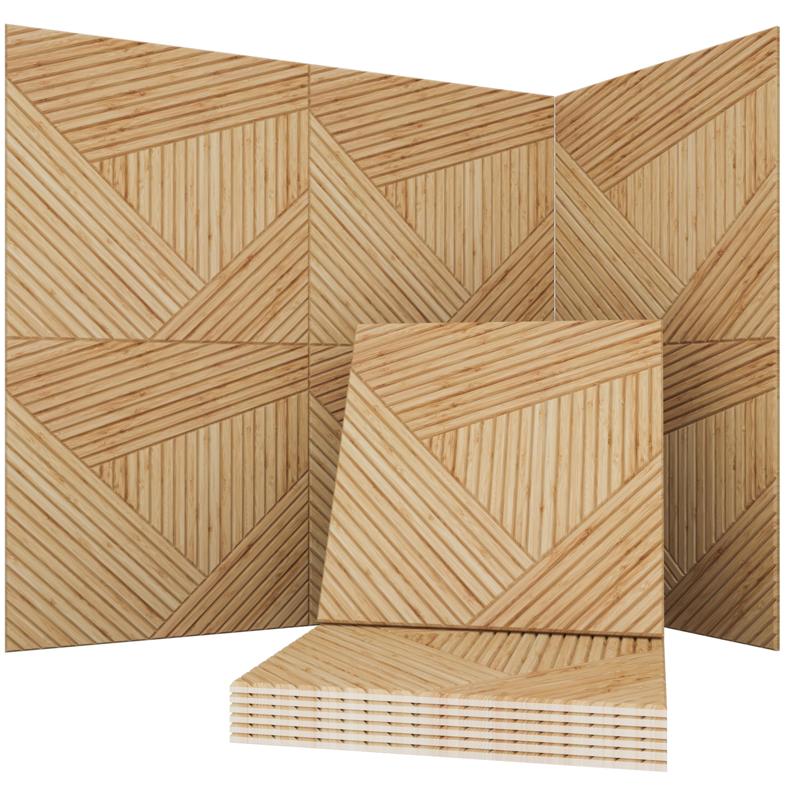 Soon Global 8-Pack Acoustic Sound-Absorbing Wall Panels