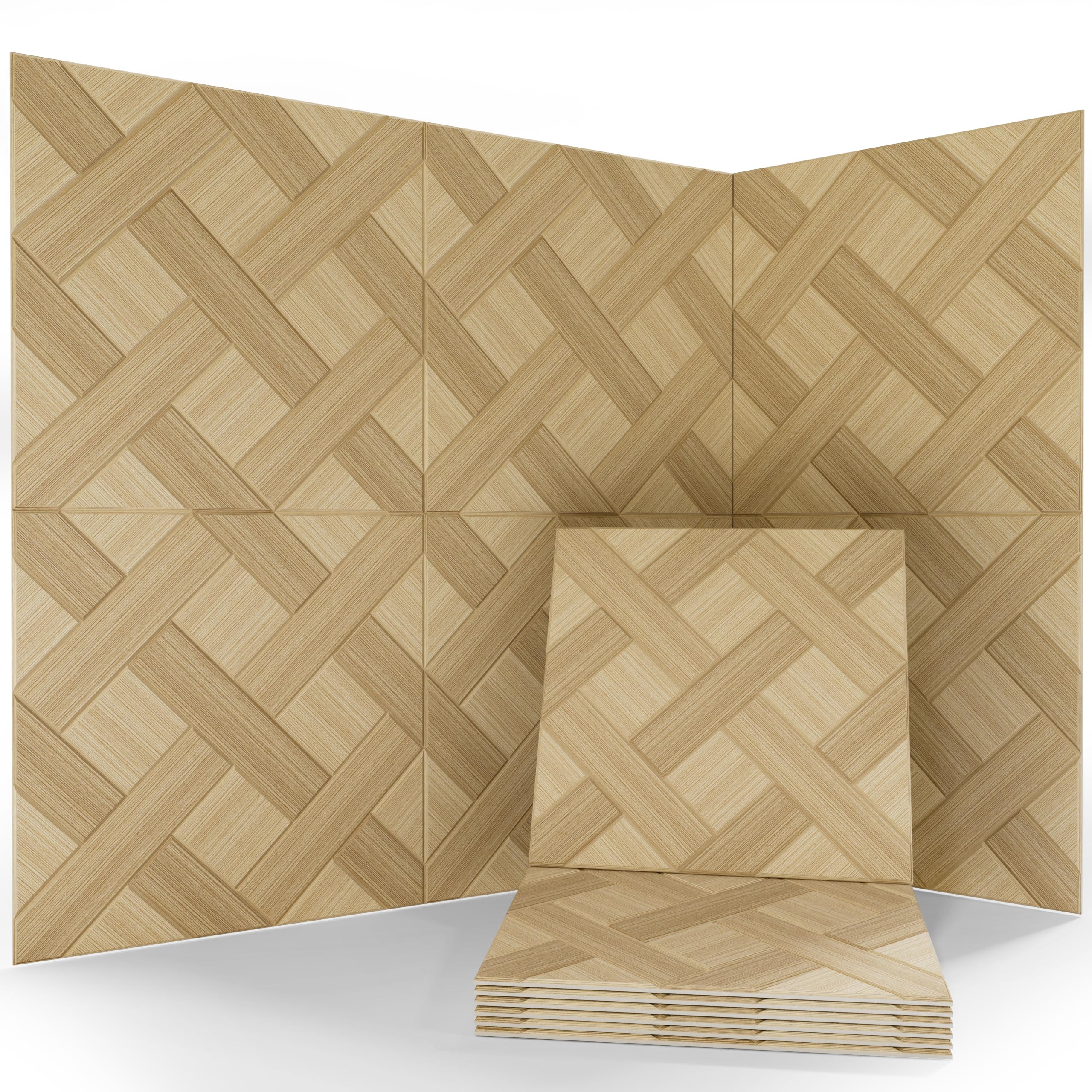 Soon Global 8-Pack Acoustic Sound-Absorbing Wall Panels
